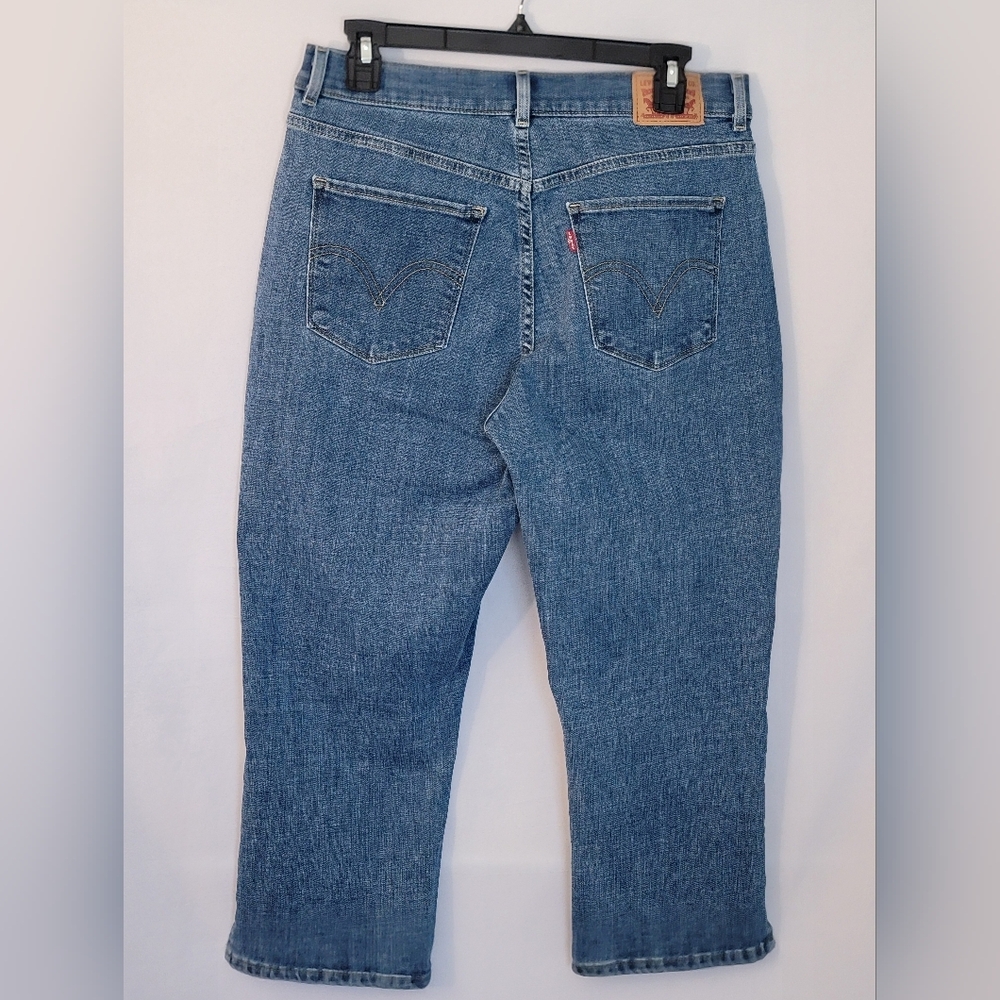 Levi Strauss & CO Classic Capri Jeans Size 10 - Picture 7 of 11